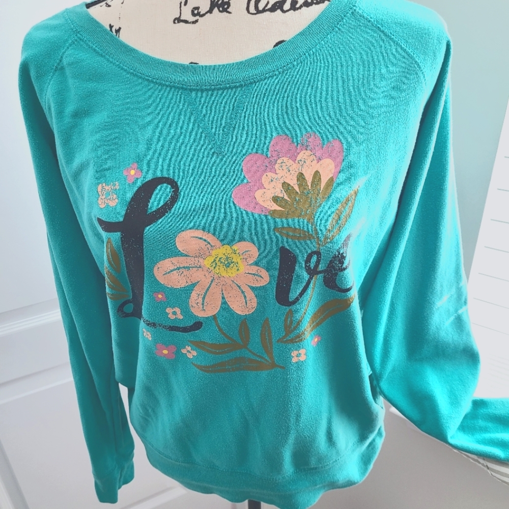 Womens Turquoise Sweater